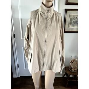 Brown London Fog zip up jacket